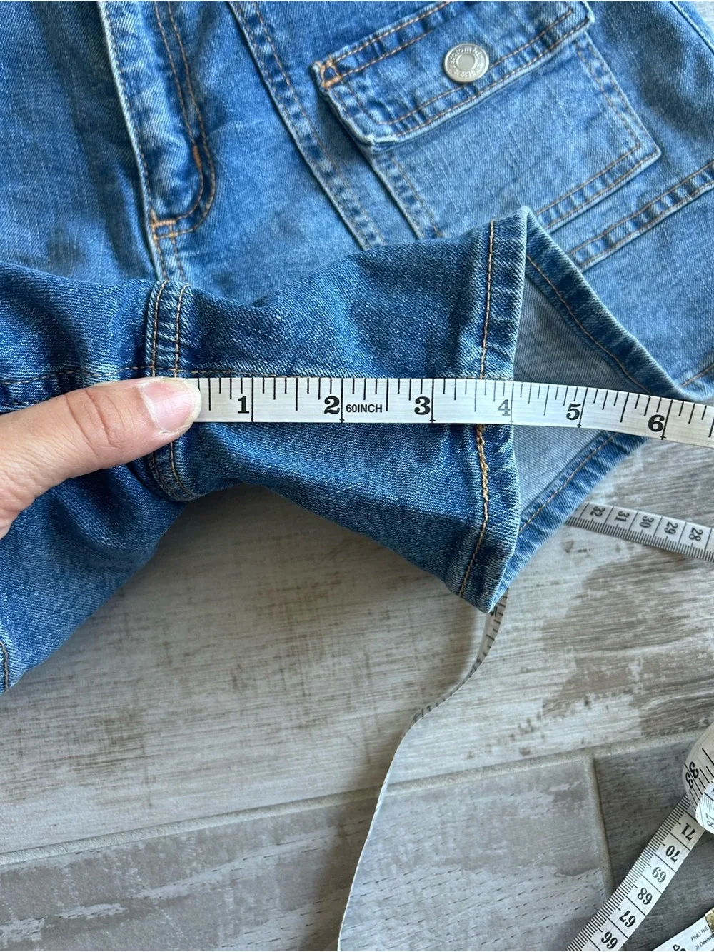Bundle of 2 Abercrombie Kids Mid-Rise High-Rise Jean Shorts Girls Size 17/18